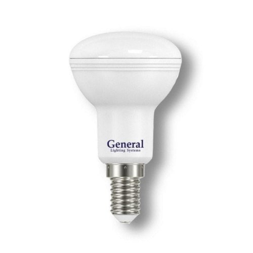 Лампа светодиодная General R39 Спот E14 220В 5Вт 2700К 39х69мм картинка 